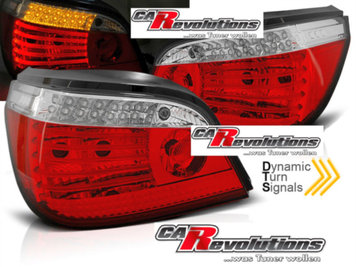 LED Rückleuchten Set dynamischer Blinker für BMW E60 07.2003-2007  rot weiß