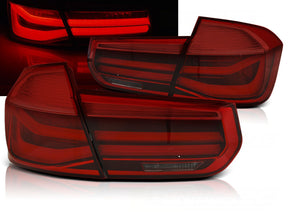 leuchten 2011-2015, Blinker Rückleuchten Set für BMW F30 Limo rote LED Light Bar Rück