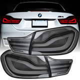 LED LightBar Rückleuchten Set smoke für BMW 4er F32 F33 F36  2013-2016