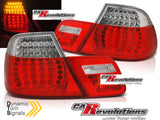 LED dynamische Blinker Rückleuchten in rot für BMW E46 04.1999-03.2003 COUPE