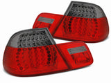 Dynamische LED Rückleuchten rot matt für BMW E46 04.1999-03.2003 COUPE