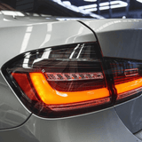 Voll LED Scheinwerfer Set Schwarz für BMW 3er F30 Limousine 2011-2018 Dynamische Blinker & Lightbar