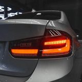 Voll LED Scheinwerfer Set Schwarz für BMW 3er F30 Limousine 2011-2018 Dynamische Blinker & Lightbar