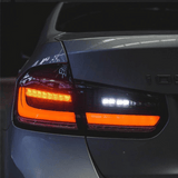 Voll LED Scheinwerfer Set Schwarz für BMW 3er F30 Limousine 2011-2018 Dynamische Blinker & Lightbar