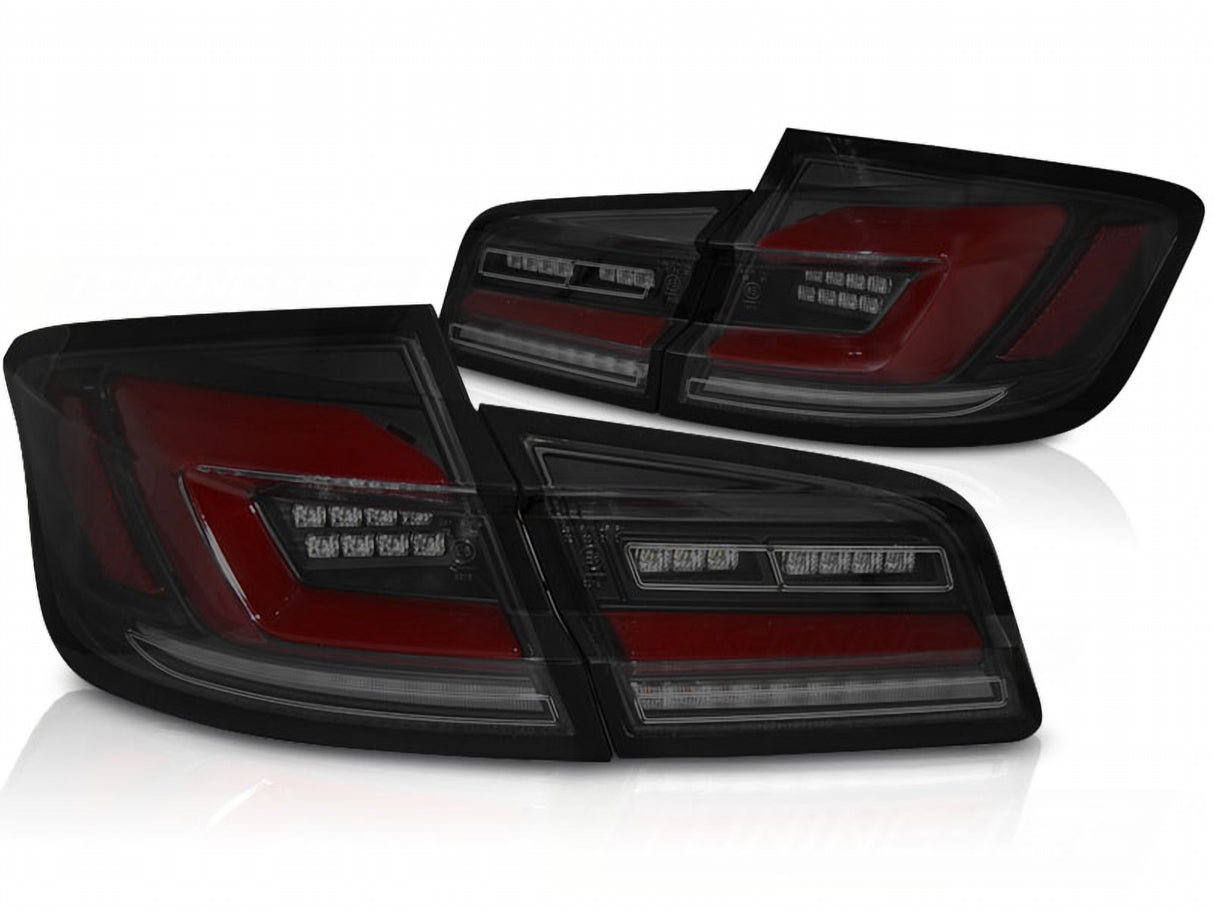 Dynamische LED Rückleuchten Set für BMW 5er F10 2010-2016 Limo schwarz Smoke