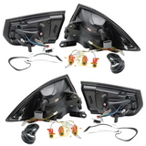 Voll LED Rückleuchten Set in Rot-Smoke für BMW 3er F30 Bj. 2011-2015 Dynamischer Blinker &Lightbar