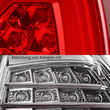 Voll LED LightBar Rückleuchten Set Rot-Smoke für BMW 3er E90 LCI 2009-2011 Dynamischer Blinker