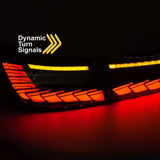 Voll OLED Rückleuchten Set in rot smoke für BMW 3er G20 2019–2022 dynamischer Blinker & Welcome Light