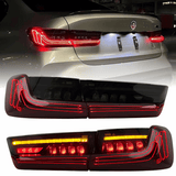 Voll LED Laser Rückleuchten Set in Rot für BMW 3er G20 2019–2022