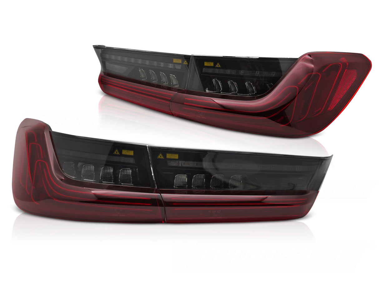 Voll LED Laser Rückleuchten Set in Rot für BMW 3er G20 2019–2022