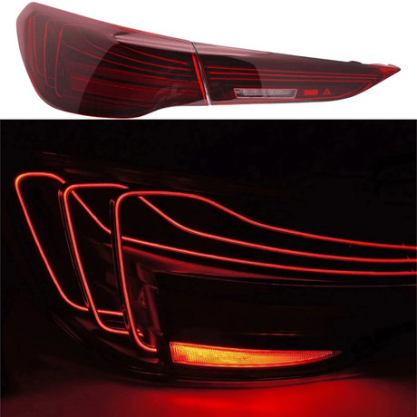Voll LED Rückleuchten Set für BMW 4er G22 / G23 / G26 ab 2020 in rot Dynamischer Blinker