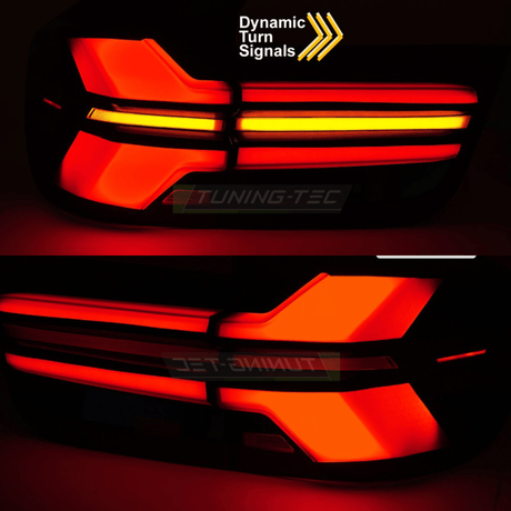 Voll LED Rückleuchten Set Schwarz für BMW X5 E70 LCI 2010-2013 mit Dynamischem Blinker