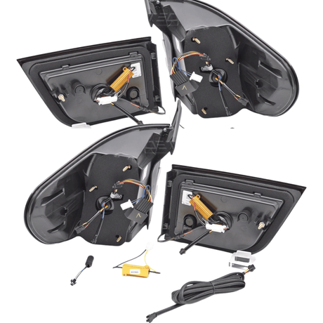 Voll LED Rückleuchten Set Schwarz für BMW X5 E70 LCI 2010-2013 mit Dynamischem Blinker