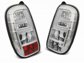 LED Lightbar Rückleuchten chrom Dacia Duster 2010-2014, chrom LED Rückleuchten