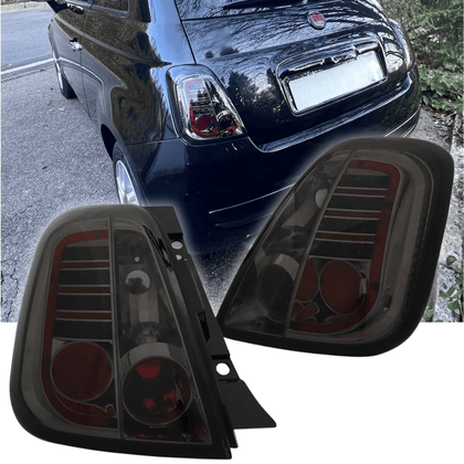 LED Rückleuchten in rauchglas für Fiat 500 2007-2012