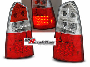 LED Rückleuchten rot weiß Ford Focus MK1 Kombi 1998-2004 CR-Tuning