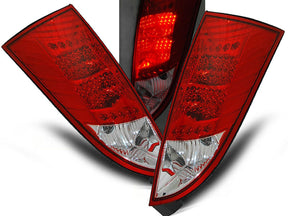 LED Rückleuchten in rot weiß für Ford Focus MK1 10.1998-10.2004 HATCHBACK - CR Tuning