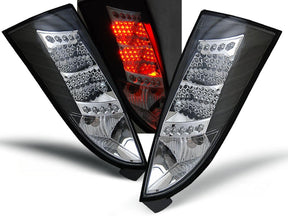LED Rückleuchten Set schwarz Ford Focus MK1 1998-2004 mit Wabenmuster und roten LEDs