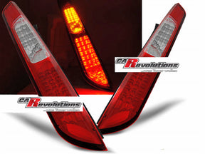 LED Rückleuchten rot weiß Ford Focus MK2 09-08 HB, Tuning Rücklichter
