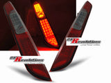 LED Rückleuchten in rot matt für Ford Focus MK2 09.2004-2008 HB