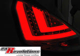 LED Lightbar Rückleuchten Set für Ford Fiesta MK7 Facelift rot 2012-2016