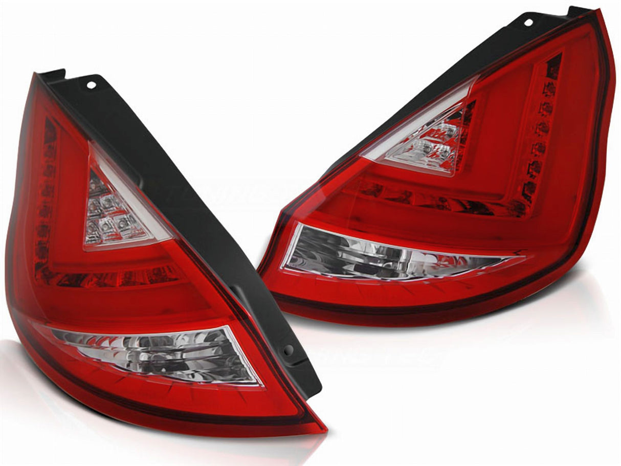 LED Ligtbar Rückleuchten in rot für Ford Fiesta MK7 2008-2012