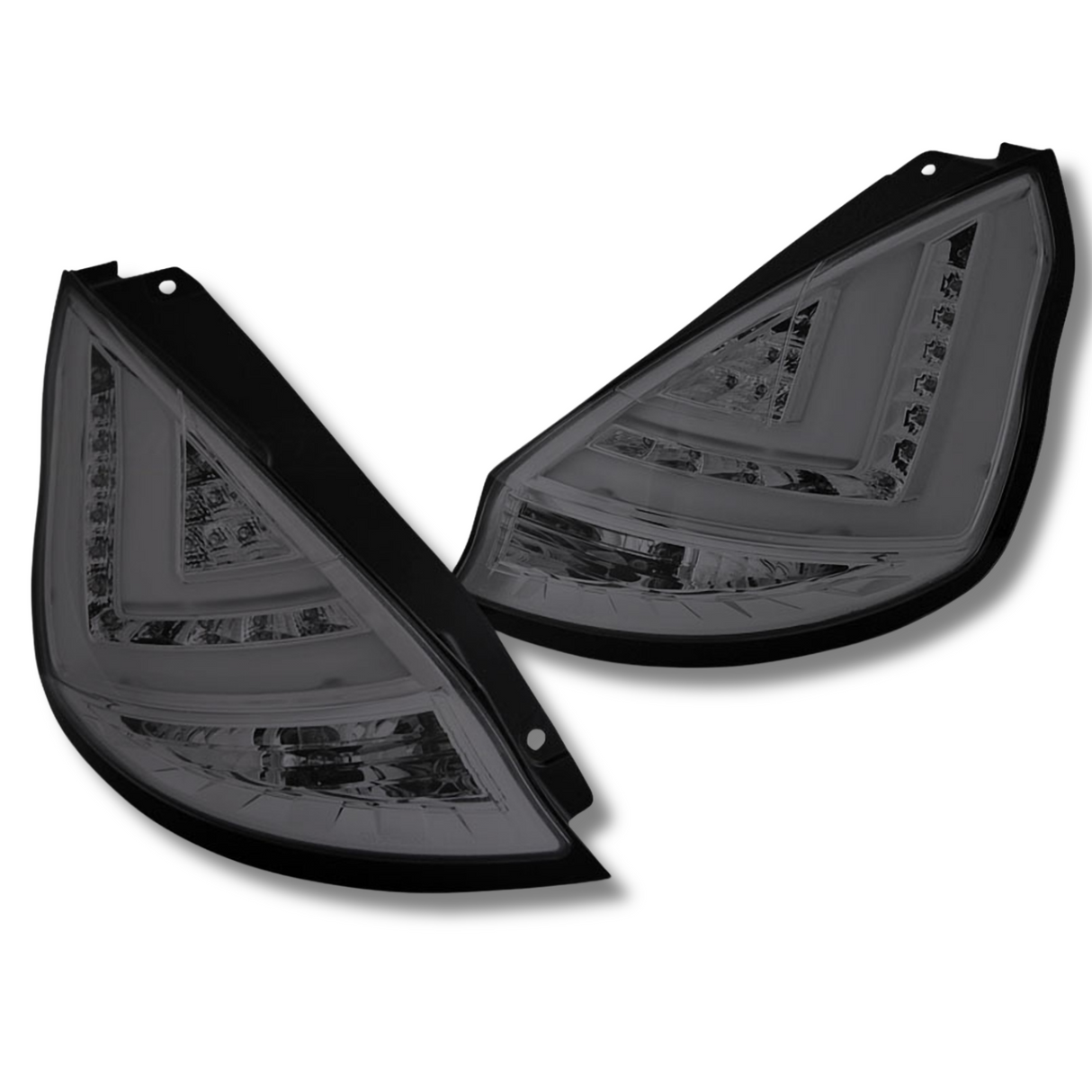 LED Lightbar Rückleuchten in smoke für Ford Fiesta MK7 2012-2015 HB