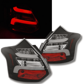 LED Lightbar Rückleuchten schwarz Ford Focus MK3 2011-2014 dynamische Blinker