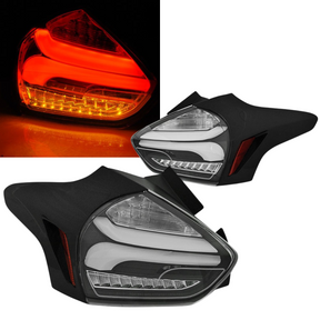 Voll LED Rückleuchten schwarz Ford Focus MK3 2014-2018 dynamische Blinker Set