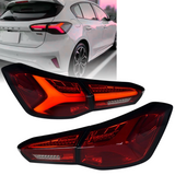 Voll LED Rückleuchten Set für Ford Focus MK4 Fließheck 2018-2021 Rot Smoke mit dynamischem Blinkern