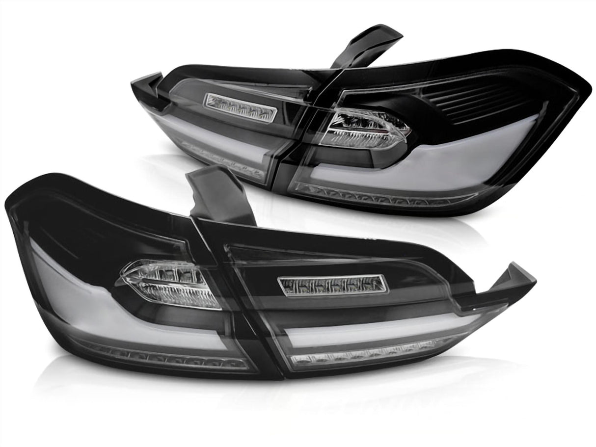 Voll LED dynamische Rückleuchten in schwarz für Ford Fiesta MK8 2017-2021
