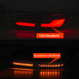 FULL LED Rückleuchten Smoke Set für Ford Fiesta MK8 2017–2021 mit dynamischen Blinkern