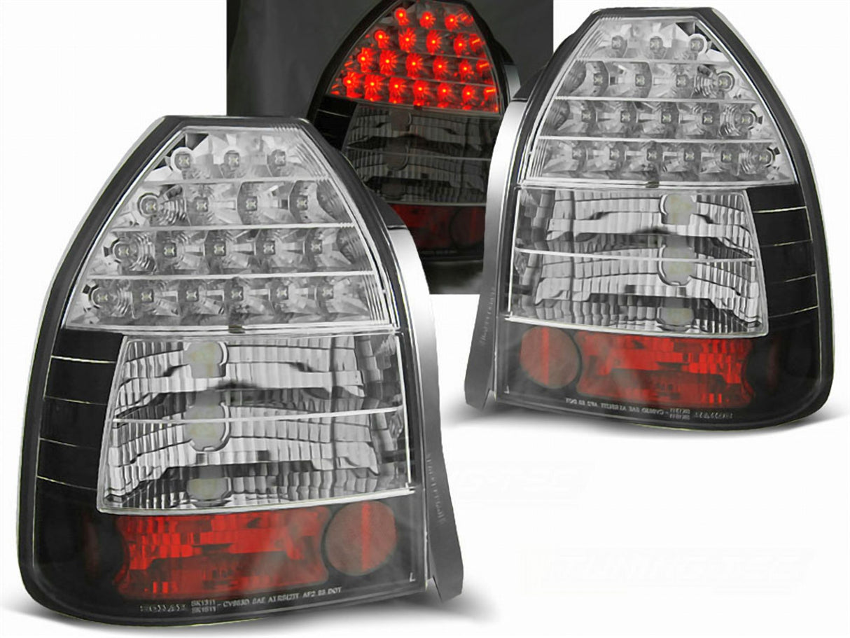 LED Rückleuchten in schwarz für Honda Civic 1995-2001