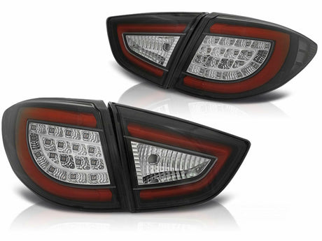 LED Rückleuchten für Mazda 3 BK schwarz rot mit dynamischem Blinker