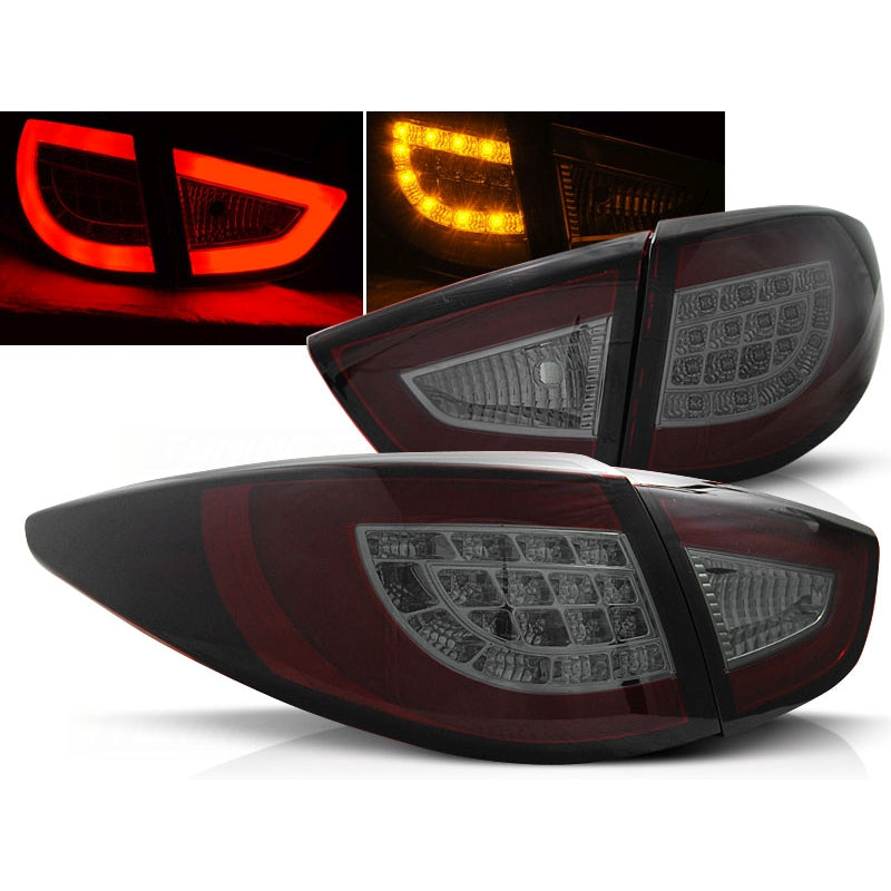 LED Rückleuchten in rot matt für Hyundai IX35 2009-09.2013