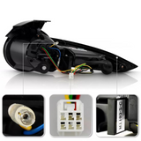 Voll LED Rückleuchten Set Schwarz-Smoke für Mazda MX5 ND 2015-2023 Dynamischer Blinker