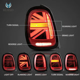 Voll LED Rückleuchten Set für MINI Cooper F55 F56 F57 2014-2017 6-Pin rot
