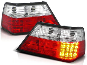 LED Rückleuchten rot für Mercedes W124 1985-1995, Tuning Rücklichter Set