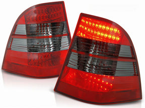 LED Rückleuchten Set für Mercedes ML W163 in rot smoke 03/1998-2005 - CR Tuning