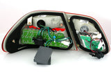 Rückleuchten mit integrierter Elektronik und Kabelbaum für KFZ-Tuning, LED-Technik, Rücklicht-Ersatzteile