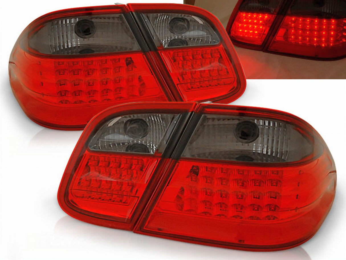 LED Rückleuchten Seet für Mercedes W208 CLK 03.1997-04.2002 rot matt