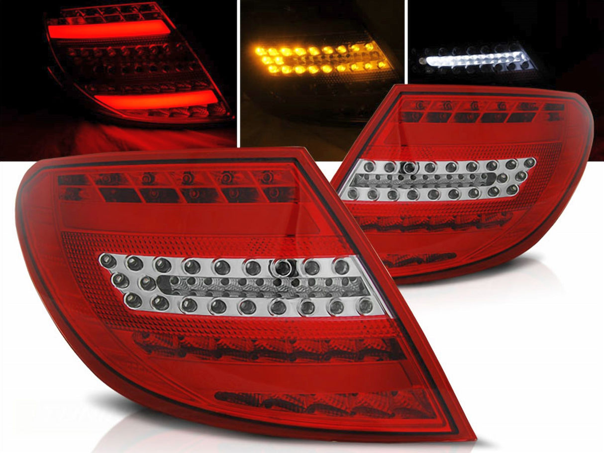 LED Lightbar Rückleuchten für Mercedes C-Klasse W204 Limo 2007-2010