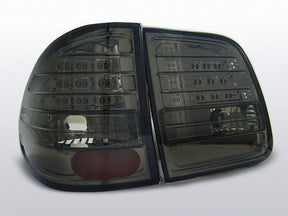 LED Rückleuchten für Mercedes W210 Kombi, getönt, mit vielen LEDs, 1995-2002