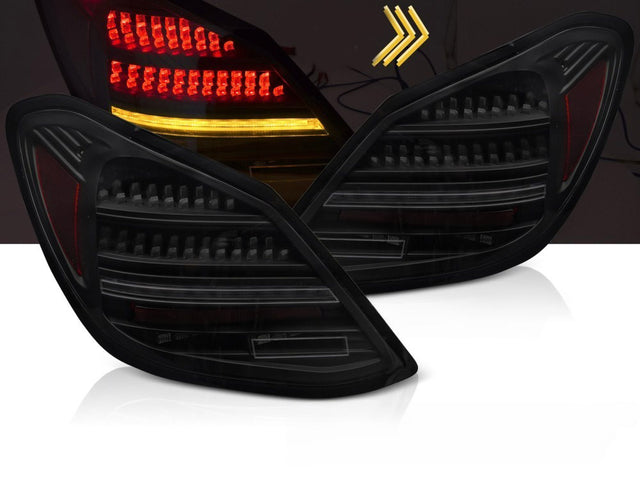 Voll LED Rückleuchten Set für Mercedes C-Klasse W205 2014-2021 Limo smoke
