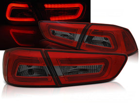 Led LightBar Rückleuchten rot für Mitsubishi Lancer CY0 2008-2011, Tuning Rückleuchten