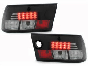leuchten mit roten Leuchtelementen und weißem Blinker für Opel Calibra schwarze LED Rück