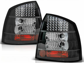 Schwarze LED Rückleuchten rot für Opel Astra G Limousine 1998-2004 Tuning
