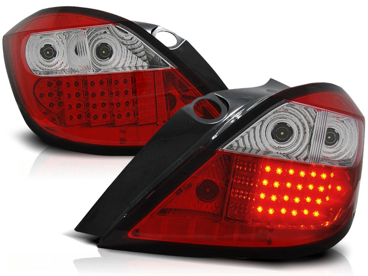 LED Rückleuchten in rot weiß für Opel Astra H 5 Türer 03.2004-09