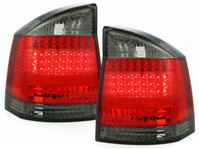 leuchten rot, rot-schwarze Rücklichter für 2002-2008 Limousine für Opel Vectra C Limo LED Rück