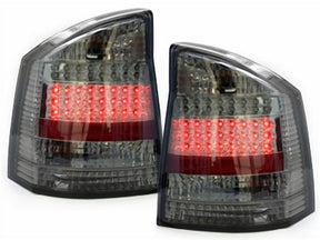 leuchten smoke, rote LEDs, Tuning Zubehör für Opel Vectra C Limo LED Rück